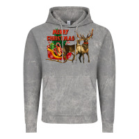 Cloud Rock merry christmas two deers Vintage Hoodie - LillyAllenDesigns