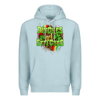 Blue Mist St. Patrick's Day Pinches get stitches Premium Hoodie - OliviaCreatesArt