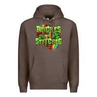 Coffee St. Patrick's Day Pinches get stitches Premium Hoodie - OliviaCreatesArt