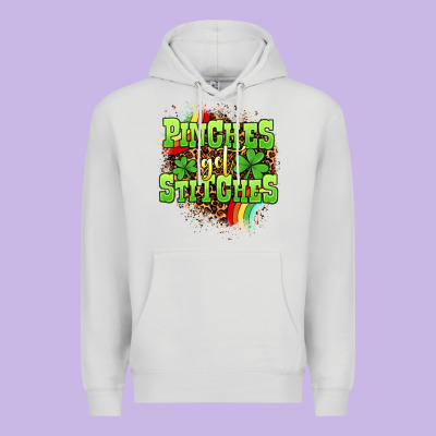 St. Patrick's Day Pinches Get Stitches Premium Hoodie Designed By Oliviacreatesart