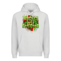 Dove Grey St. Patrick's Day Pinches get stitches Premium Hoodie - OliviaCreatesArt