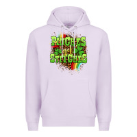 Lilac St. Patrick's Day Pinches get stitches Premium Hoodie - OliviaCreatesArt