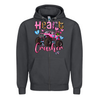 Smoke heart crusher olivia Zipper Hoodie - OliviaCreatesArt