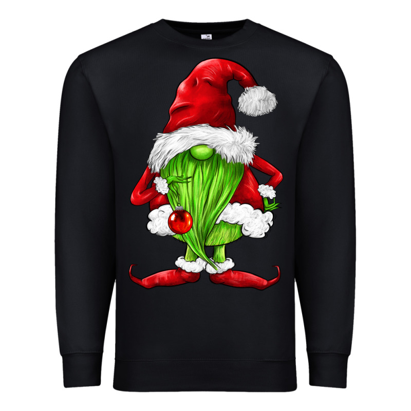 Green Christmas Gnomes Premium Sweatshirt by FaDigitalArtStudio | Teevron