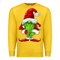 Lemon green christmas gnomes Premium Sweatshirt - FaDigitalArtStudio