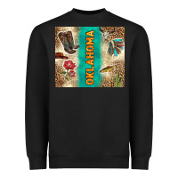 Black Oklahoma Heavyweight Sweatshirt - TumblerDesignByShophia