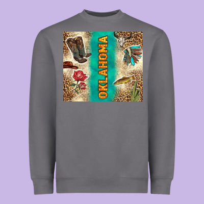 Oklahoma Heavyweight Sweatshirt Designed By Tumblerdesignbyshophia