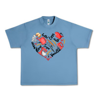 Pebble Blue bake tools heart Urban Heavy Tee - Artiststas