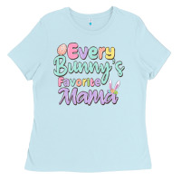 Baby Blue every bunny's favorite mama Ladies Tee - MaliasSmallBusiness