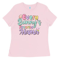 Bubblegum Pink every bunny's favorite mama Ladies Tee - MaliasSmallBusiness