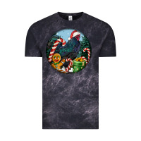 Cloud Black jersey giant rooster christmas Vintage Tee - LillyAllenDesigns