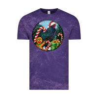 Cloud Purple jersey giant rooster christmas Vintage Tee - LillyAllenDesigns