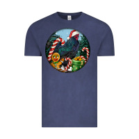 Vintage Denim jersey giant rooster christmas Vintage Tee - LillyAllenDesigns