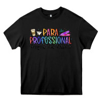 Black paraprofessional Heavy Core Tee - MaliasSmallBusiness