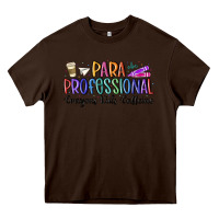 Chocolate Brown paraprofessional Heavy Core Tee - MaliasSmallBusiness