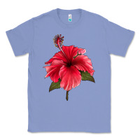 Puerto Rican Hibiscus Flower Classic Tee | Teevron