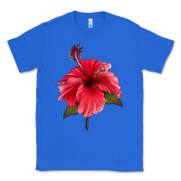 True Royal Puerto Rican Hibiscus Flower Classic Tee - LillyAllenDesigns