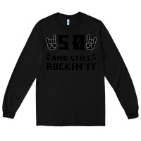 Black 50 Birthday Rock Long Sleeve Tee - Bettercallsaul