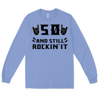 Colony Blue 50 Birthday Rock Long Sleeve Tee - Bettercallsaul