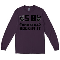 Plum 50 Birthday Rock Long Sleeve Tee - Bettercallsaul