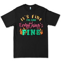 Black its fine im dine everythings fine Premium Tee - MaliasSmallBusiness