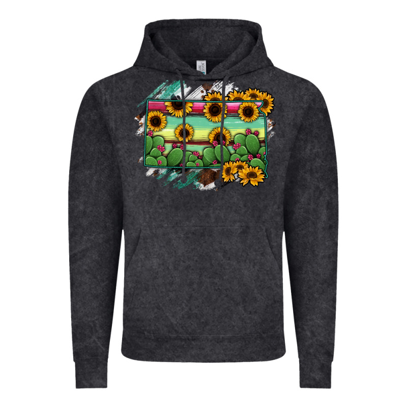 South Dakota State Map Vintage Hoodie by RanaPortraitStore | Teevron