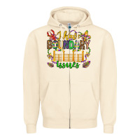 Sandshell ı have boundary issues mardi gras olivia Zipper Hoodie - OliviaCreatesArt