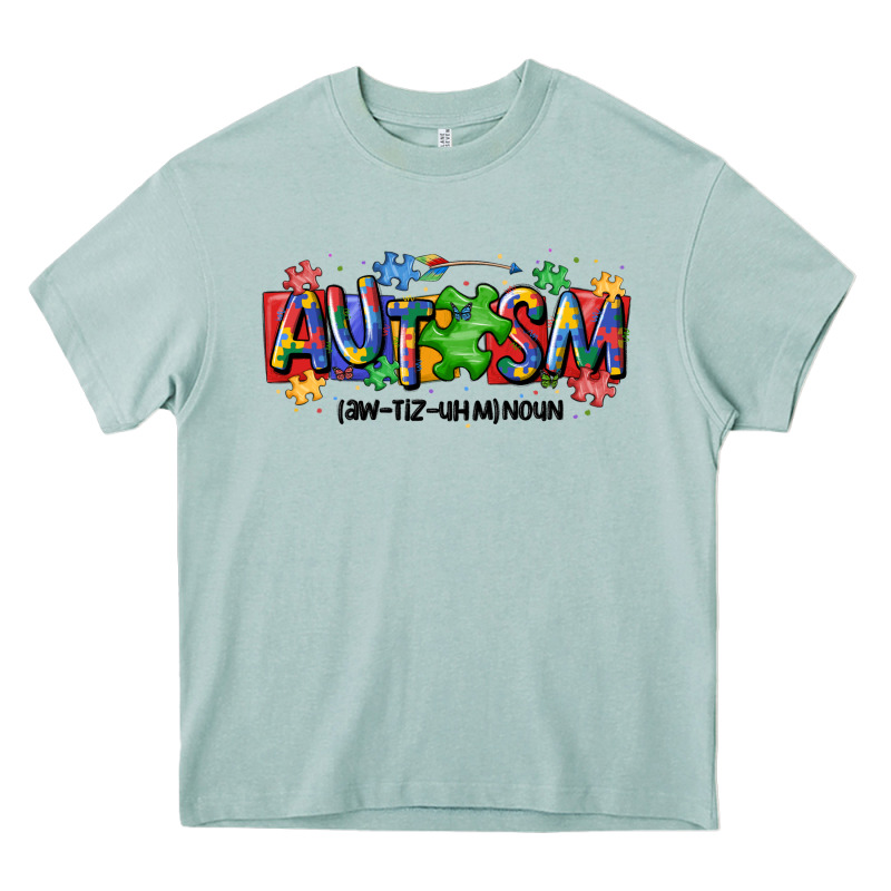 Autism Awtizuhm Noun Heavy Core Tee by MaliasSmallBusiness | Teevron