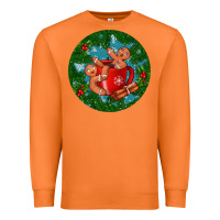Carrot gingerbread men with hot chocolate Premium Sweatshirt - BundleAndBundleShop