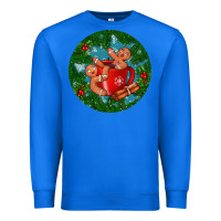 True Royal gingerbread men with hot chocolate Premium Sweatshirt - BundleAndBundleShop