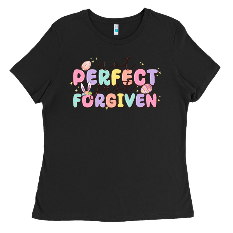 Not Perfect Just Forgiven Ladies Tee by MaliasSmallBusiness | Teevron