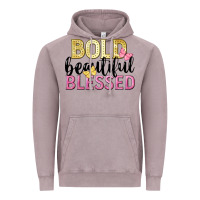 Vintage Zinc bold beautiful blessed Vintage Hoodie - LillyAllenDesigns