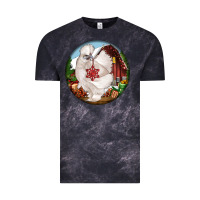 Cloud Black silkie chicken christmas Vintage Tee - LillyAllenDesigns