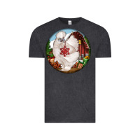 Vintage Black silkie chicken christmas Vintage Tee - LillyAllenDesigns