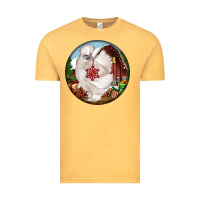 Vintage Mustard silkie chicken christmas Vintage Tee - LillyAllenDesigns