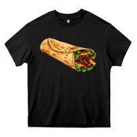 Black burrito Heavy Core Tee - AdoDesignShop