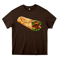 Chocolate Brown burrito Heavy Core Tee - AdoDesignShop