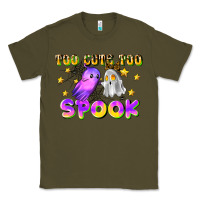 Army Green too cute too spook Classic Tee - LillyAllenDesigns