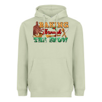 Matcha baking through the snow Heavyweight Hoodie - FaDigitalArtStudio