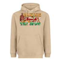 Mushroom baking through the snow Heavyweight Hoodie - FaDigitalArtStudio