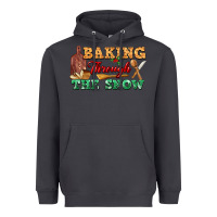 Smoke baking through the snow Heavyweight Hoodie - FaDigitalArtStudio