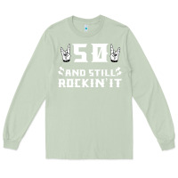 Matcha 50 birthday rock whitw Long Sleeve Tee - Bettercallsaul