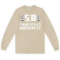 Mushroom 50 birthday rock whitw Long Sleeve Tee - Bettercallsaul