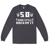 Smoke 50 birthday rock whitw Long Sleeve Tee - Bettercallsaul