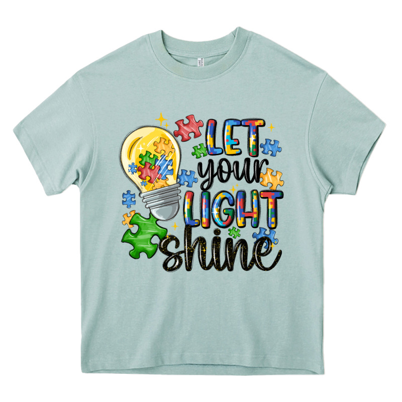Let Your Light Shine Heavy Core Tee by MaliasSmallBusiness | Teevron