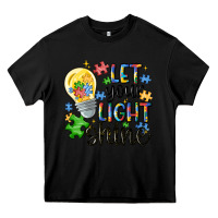Black let your light shine Heavy Core Tee - MaliasSmallBusiness