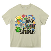 Mossy let your light shine Heavy Core Tee - MaliasSmallBusiness