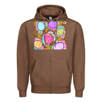 Chestnut Easter eggs daisies carrots Zipper Hoodie - OliviaCreatesArt