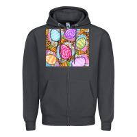 Smoke Easter eggs daisies carrots Zipper Hoodie - OliviaCreatesArt