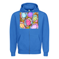 True Royal Easter eggs daisies carrots Zipper Hoodie - OliviaCreatesArt